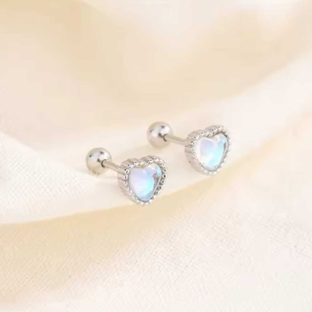 Sterling Silver Heart Earrings